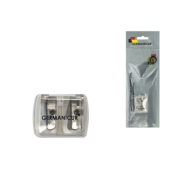 Точилка двойная с контейнером GERMANICUR GM-181-03