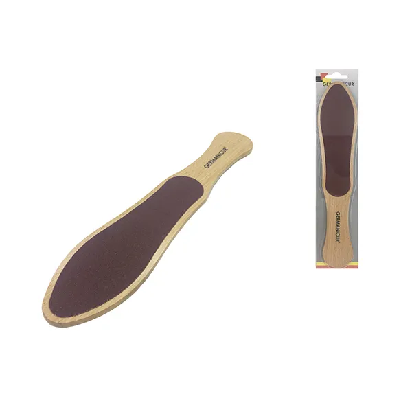 Терка GM-195-02 деревянная педикюрная 100/180 влагостойкая