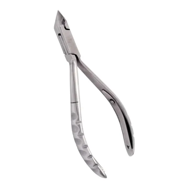 Кусачки для кутикулы Classic 6 мм, рифленые длинные ручки, сэндвич
